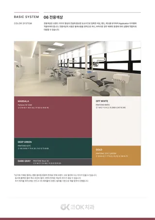 브랜드 가이드 — 전용색상 다섯 가지
